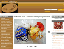 Tablet Screenshot of paragonfoods.com.au